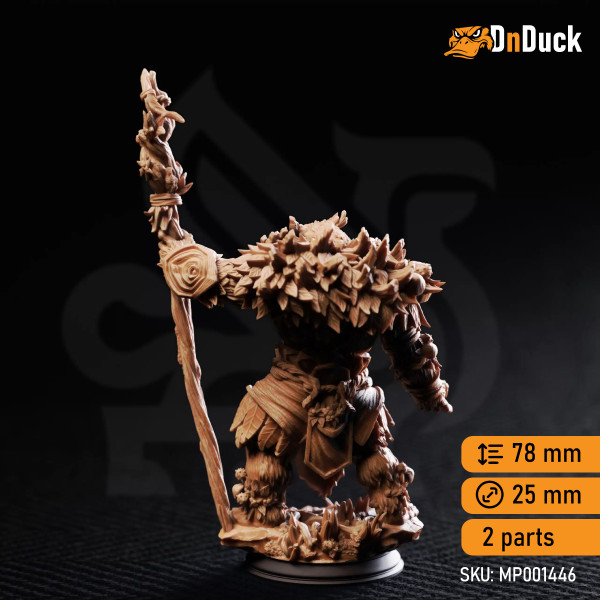 Buy 3d miniature Beastfolk Druid. Hvitabjörn – Druid of the White Tundra. DnDuck Miniatures Store. 3D figures of characters, elves, monsters, bestiaries, landscape, dragons figures and accessories for role-playing games