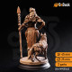 Buy 3d miniature Human Druid. Frøya – Maiden of Life. DnDuck Miniatures Store. 3D figures of characters, elves, monsters, bestiaries, landscape, dragons figures and accessories for role-playing games