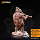 Buy 3d miniature Dwarf Barbarian. Orzei of Varekan – Dwarven Berserker. DnDuck Miniatures Store. 3D figures of characters, elves, monsters, bestiaries, landscape, dragons figures and accessories for role-playing games