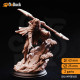 Buy 3d miniature Elf Fighter / Ranger / Rogue. Tira of the Farlands. DnDuck Miniatures Store. 3D figures of characters, elves, monsters, bestiaries, landscape, dragons figures and accessories for role-playing games