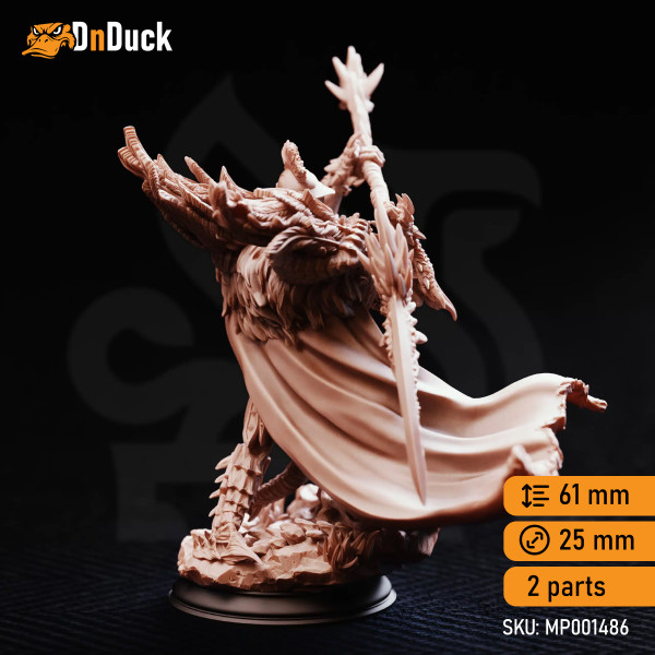 Buy 3d miniature Human / Elf / Orc. Barbarian / Ranger. Elwahid – Sword of the Sands. DnDuck Miniatures Store. 3D figures of characters, elves, monsters, bestiaries, landscape, dragons figures and accessories for role-playing games