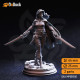 Buy 3d miniature Human Rogue. Angela “Cat-Eyes” Hardvin – Rogue Duelist. DnDuck Miniatures Store. 3D figures of characters, elves, monsters, bestiaries, landscape, dragons figures and accessories for role-playing games