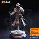 Buy 3d miniature Human Rogue / Warlock / Sorcerer Ernest “Flip-Flop” Dodd – Ex Dark Inquisitor. DnDuck Miniatures Store. 3D figures of characters, elves, monsters, bestiaries, landscape, dragons figures and accessories for role-playing games