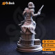 Buy 3d miniature Elf Fighter / Rogue. Priscilia “Stix” of Sillhide – Artificed Rogue. DnDuck Miniatures Store. 3D figures of characters, elves, monsters, bestiaries, landscape, dragons figures and accessories for role-playing games
