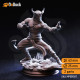 Buy 3d miniature Tiefling Monk Verek “Heartless” of the Spit. DnDuck Miniatures Store. 3D figures of characters, elves, monsters, bestiaries, landscape, dragons figures and accessories for role-playing games