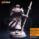 Buy 3d miniature Orc Fighter Krunthar – Knight of Horauthin. DnDuck Miniatures Store. 3D figures of characters, elves, monsters, bestiaries, landscape, dragons figures and accessories for role-playing games