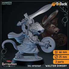 Купити  Волтер Дімсбі . Магазин DnDuck. 3D фігурки персонажів, ельфів, чудовиськ, бестіарій, ландшафтні фігурки та аксесуари для рольових ігор