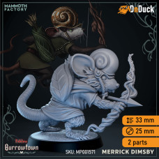 Buy  Merrick Dimsby . DnDuck Miniatures Store. 3D figures of characters, elves, monsters, bestiaries, landscape, dragons figures and accessories for role-playing games