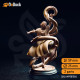 Buy 3d miniature Elf Sorcerer / Wizard Juri the Lightdancer – Sun Sorcereress. DnDuck Miniatures Store. 3D figures of characters, elves, monsters, bestiaries, landscape, dragons figures and accessories for role-playing games
