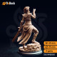 Buy 3d miniature Elf Fighter / Sorcerer / Warlock. Karisia of Timberly – Half-Elf Hexblade. DnDuck Miniatures Store. 3D figures of characters, elves, monsters, bestiaries, landscape, dragons figures and accessories for role-playing games