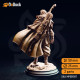 Buy 3d miniature Elf Ranger Sactarin – Sun Elf Tracker. DnDuck Miniatures Store. 3D figures of characters, elves, monsters, bestiaries, landscape, dragons figures and accessories for role-playing games