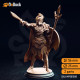 Buy 3d miniature Elf Fighter Vilryn Kaedrys – Sun Elf Gladiator. DnDuck Miniatures Store. 3D figures of characters, elves, monsters, bestiaries, landscape, dragons figures and accessories for role-playing games