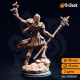 Buy 3d miniature Elf Sorcerer / Warlock Hand of Seroca – Dark Cult Leader. DnDuck Miniatures Store. 3D figures of characters, elves, monsters, bestiaries, landscape, dragons figures and accessories for role-playing games
