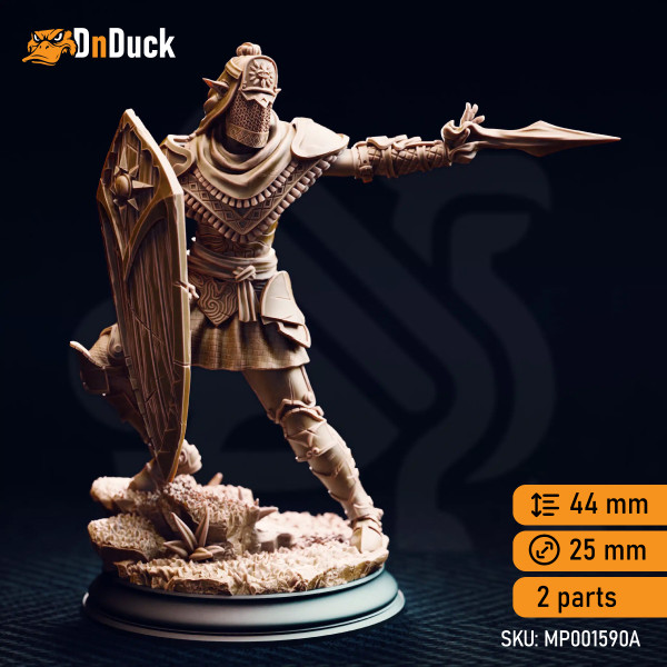 Buy 3d miniature Elf Fighter / Rogue / Warlock Seroca’s Devout – Dark Cultist Warriors. DnDuck Miniatures Store. 3D figures of characters, elves, monsters, bestiaries, landscape, dragons figures and accessories for role-playing games