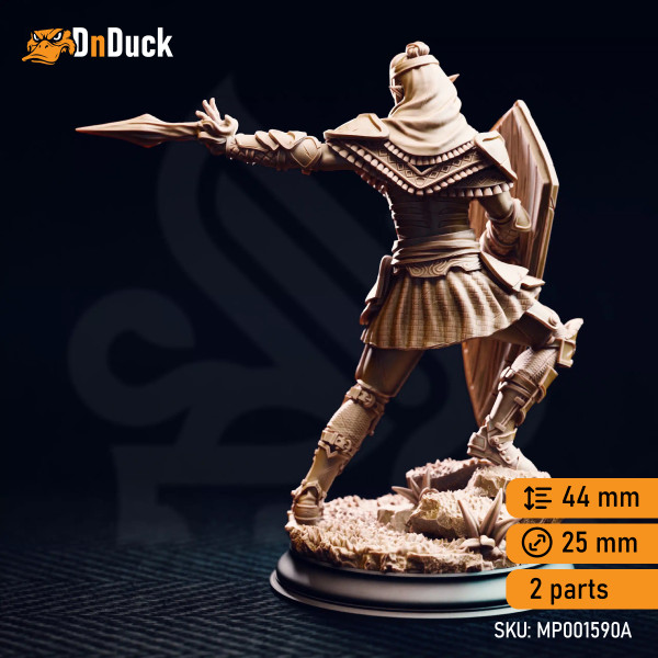 Buy 3d miniature Elf Fighter / Rogue / Warlock Seroca’s Devout – Dark Cultist Warriors. DnDuck Miniatures Store. 3D figures of characters, elves, monsters, bestiaries, landscape, dragons figures and accessories for role-playing games