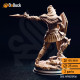 Buy 3d miniature Elf Fighter / Rogue / Warlock Seroca’s Devout – Dark Cultist Warriors. DnDuck Miniatures Store. 3D figures of characters, elves, monsters, bestiaries, landscape, dragons figures and accessories for role-playing games