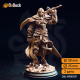 Buy 3d miniature Beastfolk / Elf Fighter / Warlock Theubian – Champion of the Serpent. DnDuck Miniatures Store. 3D figures of characters, elves, monsters, bestiaries, landscape, dragons figures and accessories for role-playing games