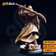Buy 3d miniature Beastfolk / Elf Fighter / Warlock Theubian – Champion of the Serpent. DnDuck Miniatures Store. 3D figures of characters, elves, monsters, bestiaries, landscape, dragons figures and accessories for role-playing games