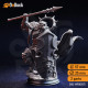 Buy 3d miniature Beastfolk. Fighter / Paladin. Kigari Solheart – Paladin of the Great Sun. DnDuck Miniatures Store. 3D figures of characters, elves, monsters, bestiaries, landscape, dragons figures and accessories for role-playing games