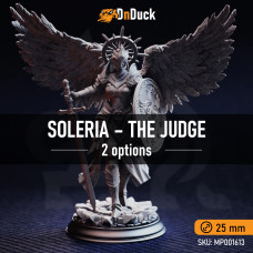 Buy  Soleria – The Judge . DnDuck Miniatures Store. 3D figures of characters, elves, monsters, bestiaries, landscape, dragons figures and accessories for role-playing games