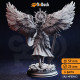 Buy 3d miniature Aasimar / Human. Fighter / Paladin. Soleria – The Judge. DnDuck Miniatures Store. 3D figures of characters, elves, monsters, bestiaries, landscape, dragons figures and accessories for role-playing games