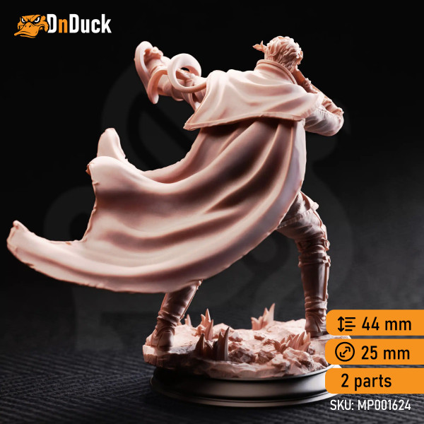 Buy 3d miniature Elf. Sorcerer. Varys Farseeker – Inquisitor Initiate. DnDuck Miniatures Store. 3D figures of characters, elves, monsters, bestiaries, landscape, dragons figures and accessories for role-playing games
