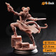 Buy 3d miniature Tiefling. Rogue. Octavia – Resistance Fighter. DnDuck Miniatures Store. 3D figures of characters, elves, monsters, bestiaries, landscape, dragons figures and accessories for role-playing games