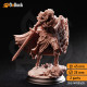 Buy 3d miniature Human. Fighter / Paladin. Lydia the Untarnished – Golden Griffin Sergeant. DnDuck Miniatures Store. 3D figures of characters, elves, monsters, bestiaries, landscape, dragons figures and accessories for role-playing games