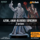 Купити 3d miniature Human. Warlock / Sorcerer. Azoul, Anak-Blooded Sorcerer. Магазин DnDuck. 3D фігурки персонажів, ельфів, чудовиськ, бестіарій, ландшафтні фігурки та аксесуари для рольових ігор