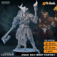 Купити 3d miniature Satyr. Fighter / Barbarian. Jhago, Half-Beast Fighter. Магазин DnDuck. 3D фігурки персонажів, ельфів, чудовиськ, бестіарій, ландшафтні фігурки та аксесуари для рольових ігор