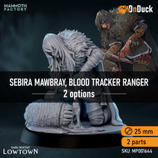 Buy  Sebira Mawbray, Blood Tracker Ranger . DnDuck Miniatures Store. 3D figures of characters, elves, monsters, bestiaries, landscape, dragons figures and accessories for role-playing games
