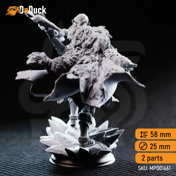 Купити 3d miniature Goliath. Barbarian / Sorcerer / Warlock. "Ice Heart – Colossal Barbarian Sorcerer ". Магазин DnDuck. 3D фігурки персонажів, ельфів, чудовиськ, бестіарій, ландшафтні фігурки та аксесуари для рольових ігор