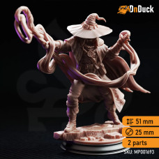 Buy  Big Hat Harrison – Professor of the Unknown . DnDuck Miniatures Store. 3D figures of characters, elves, monsters, bestiaries, landscape, dragons figures and accessories for role-playing games