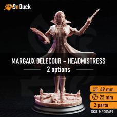 Buy  Margaux Delecour – Headmistress . DnDuck Miniatures Store. 3D figures of characters, elves, monsters, bestiaries, landscape, dragons figures and accessories for role-playing games