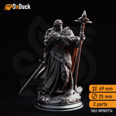 Buy  Silvia the Tearless – War Priestess . DnDuck Miniatures Store. 3D figures of characters, elves, monsters, bestiaries, landscape, dragons figures and accessories for role-playing games