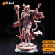 Buy 3d miniature Tiefling. Sorcerer / Warlock. Mallory the Envious – The Dark Ruler. DnDuck Miniatures Store. 3D figures of characters, elves, monsters, bestiaries, landscape, dragons figures and accessories for role-playing games
