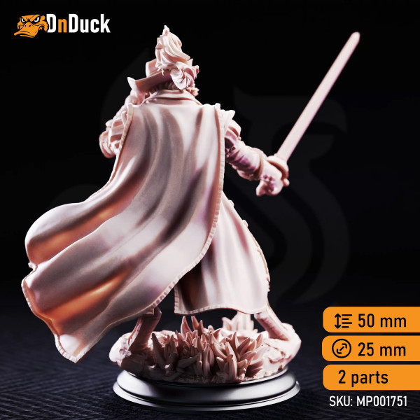 Buy 3d miniature Tabaxi. Rogue. Puss In Boots – Tabaxi Fencer. DnDuck Miniatures Store. 3D figures of characters, elves, monsters, bestiaries, landscape, dragons figures and accessories for role-playing games