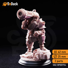 Buy  Rook – Dwarven Cannoneer . DnDuck Miniatures Store. 3D figures of characters, elves, monsters, bestiaries, landscape, dragons figures and accessories for role-playing games
