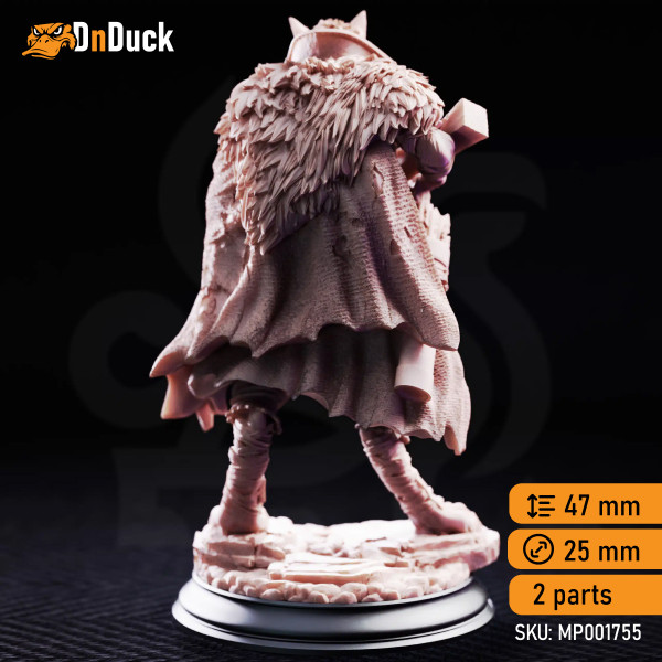 Buy 3d miniature Beastfolk. Ranger. The Big Bad – Wolf Brigand. DnDuck Miniatures Store. 3D figures of characters, elves, monsters, bestiaries, landscape, dragons figures and accessories for role-playing games