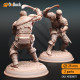 Buy 3d miniature Humanoid. Dusty Dirks, Bandit Thugs. DnDuck Miniatures Store. 3D figures of characters, elves, monsters, bestiaries, landscape, dragons figures and accessories for role-playing games