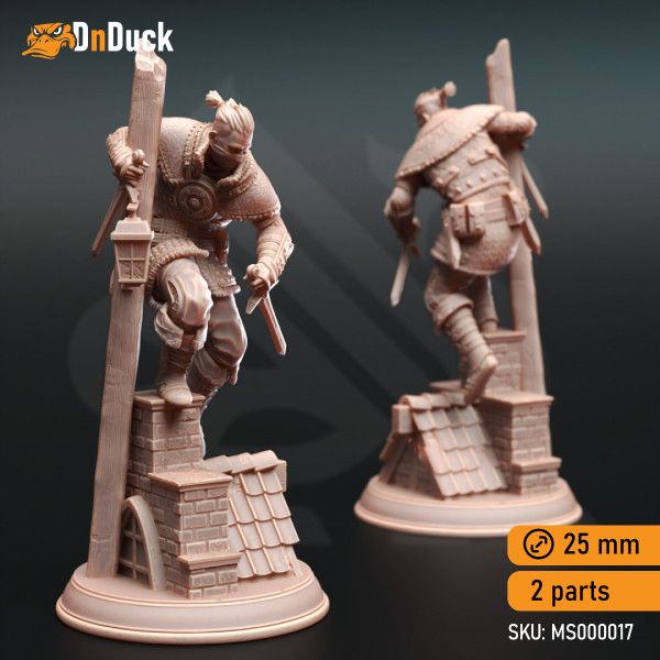Buy 3d miniature Humanoid. Dusty Dirks, Bandit Thugs. DnDuck Miniatures Store. 3D figures of characters, elves, monsters, bestiaries, landscape, dragons figures and accessories for role-playing games