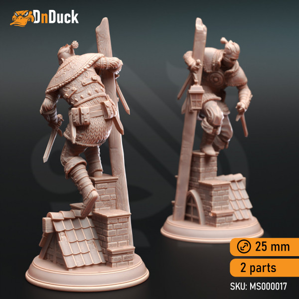 Buy 3d miniature Humanoid. Dusty Dirks, Bandit Thugs. DnDuck Miniatures Store. 3D figures of characters, elves, monsters, bestiaries, landscape, dragons figures and accessories for role-playing games
