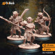 Buy 3d miniature Goblin. Urkadu Goblins, Goblin Bandits. DnDuck Miniatures Store. 3D figures of characters, elves, monsters, bestiaries, landscape, dragons figures and accessories for role-playing games