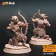 Buy 3d miniature Goblin. Urkadu Goblins, Goblin Bandits. DnDuck Miniatures Store. 3D figures of characters, elves, monsters, bestiaries, landscape, dragons figures and accessories for role-playing games