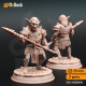 Buy 3d miniature Goblin. Urkadu Goblins, Goblin Bandits. DnDuck Miniatures Store. 3D figures of characters, elves, monsters, bestiaries, landscape, dragons figures and accessories for role-playing games