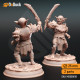 Buy 3d miniature Goblin. Urkadu Goblins, Goblin Bandits. DnDuck Miniatures Store. 3D figures of characters, elves, monsters, bestiaries, landscape, dragons figures and accessories for role-playing games