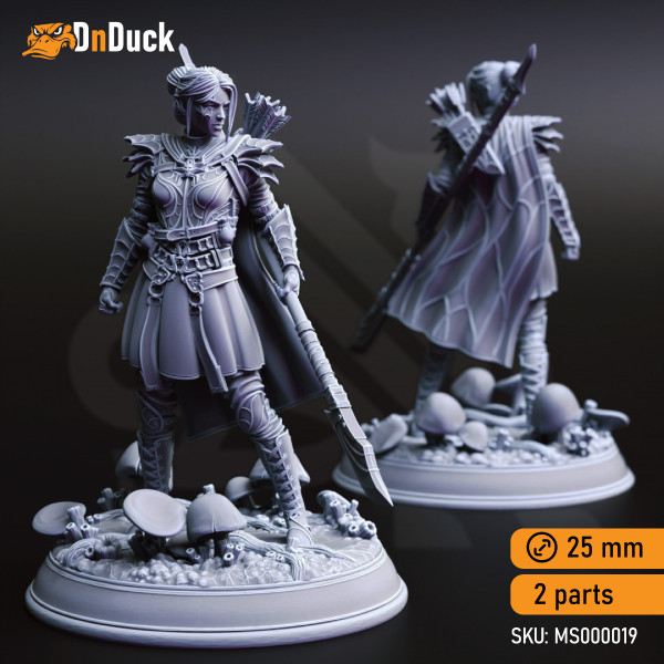 Buy 3d miniature Humanoid / Elf / Drow. Irinax's Chosen, Drow Soldiers. DnDuck Miniatures Store. 3D figures of characters, elves, monsters, bestiaries, landscape, dragons figures and accessories for role-playing games