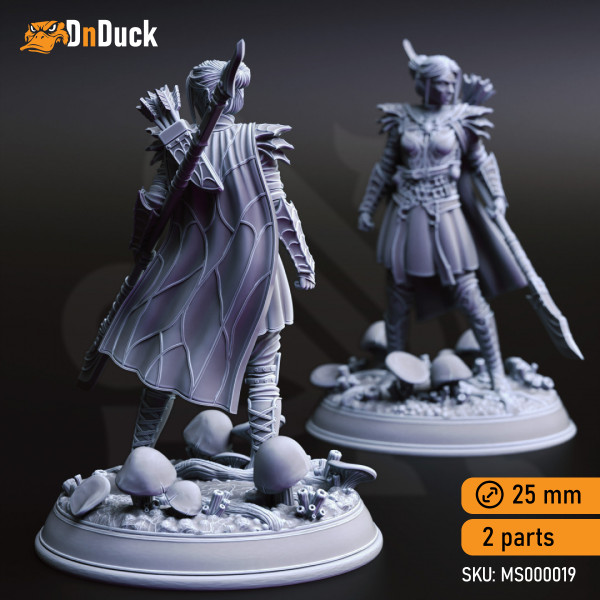 Buy 3d miniature Humanoid / Elf / Drow. Irinax's Chosen, Drow Soldiers. DnDuck Miniatures Store. 3D figures of characters, elves, monsters, bestiaries, landscape, dragons figures and accessories for role-playing games