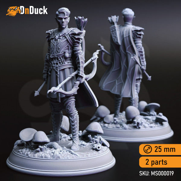Buy 3d miniature Humanoid / Elf / Drow. Irinax's Chosen, Drow Soldiers. DnDuck Miniatures Store. 3D figures of characters, elves, monsters, bestiaries, landscape, dragons figures and accessories for role-playing games