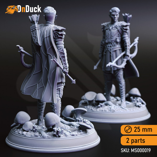 Buy 3d miniature Humanoid / Elf / Drow. Irinax's Chosen, Drow Soldiers. DnDuck Miniatures Store. 3D figures of characters, elves, monsters, bestiaries, landscape, dragons figures and accessories for role-playing games
